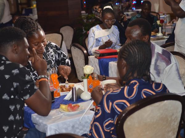 Members enjoying dinner at YPF Dinner (2024 Edition)