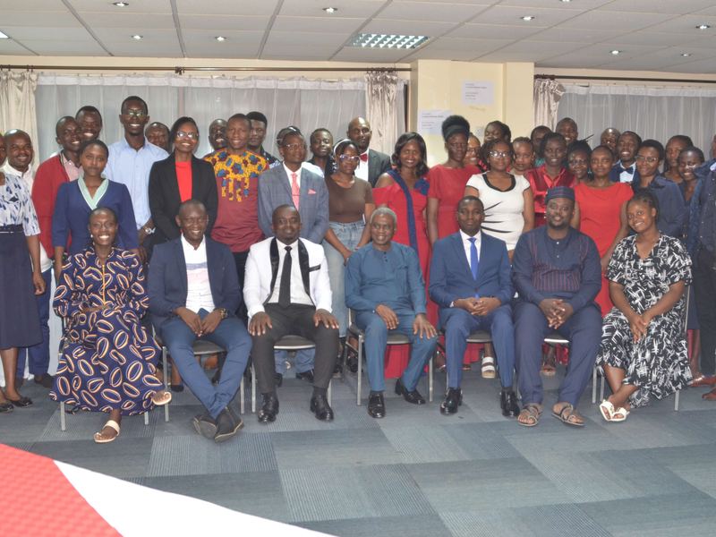 Group photo of members at the 2024 YPF dinner