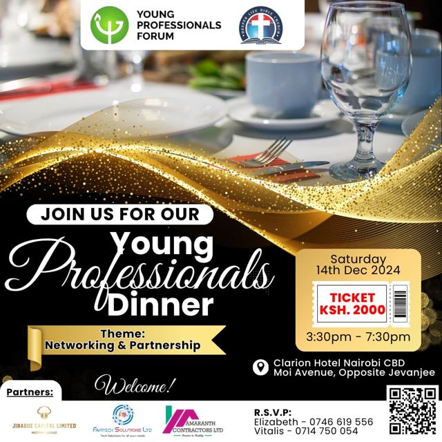 Poster for the YPF Dinner, 2024 Edition